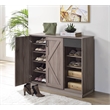 Bowery Hill Farmhouse Wood Cabinet in Rustic Gray Oak