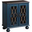 Bowery Hill Transitional Console Table in Antique Blue Finish