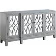 Bowery Hill Transitional Console Table in Antique Gray Finish