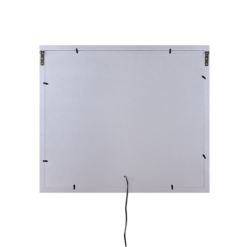 Bowery Hill Contemporary Table Mirror in Mirrored and Faux Diamonds
