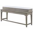 Bowery Hill Contemporary 4PC Counter Height Set in Beige Fabric and Rustic Oak