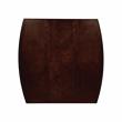Bowery Hill Transitional Wood Expandable Counter Dining Table in Espresso