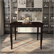 Bowery Hill Transitional Wood Expandable Counter Dining Table in Espresso