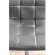 Bowery Hill Contemporary Metal Adjustable Bar Stool in Gray