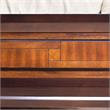 Bowery Hill Transitional Wood Queen Panel Bed in Acacia/Walnut