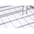 Bowery Hill Transitional Metal King Bed Frame in Silver