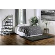 Bowery Hill Transitional Metal Queen Bed Frame in Silver