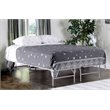 Bowery Hill Transitional Metal Queen Bed Frame in Silver