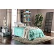 Bowery Hill Transitional Metal Twin Bed Frame in Silver