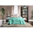 Bowery Hill Transitional Metal Twin Bed Frame in Silver