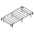 Bowery Hill Transitional Metal Twin Bed Frame in Silver