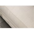 Bowery Hill Transitional Fabric Sofa with Pillows in Beige/Black