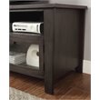 Bowery Hill Transitional Solid Wood 72-Inch TV Stand in Gray