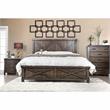 Bowery Hill 3 Drawers Transitional Wood Nightstand in Walnut