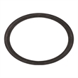 Bowery Hill Oval Farmhouse Wood Mirror in Rustic Natural Tone