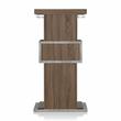 Bowery Hill Modern Wood Multi-Storage Buffet in Chestnut Brown