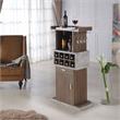 Bowery Hill Modern Wood Multi-Storage Buffet in Chestnut Brown