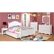Bowery Hill Transitional Solid Wood/Wood Veneer/MDF Trundle in White