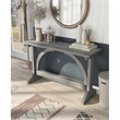 Bowery Hill Particle Board Reclaimed Oak Console Table Rectangular Arch Accents 47.24