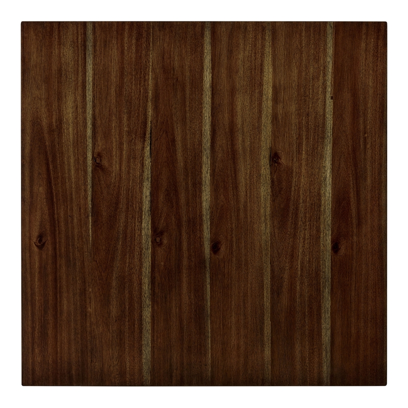 Bowery Hill Transitional Wood 5-Piece Dining Table Set in Walnut