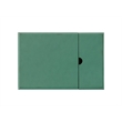Bowery Hill Traditional Chairside Table with Power in Antique Teal Green
