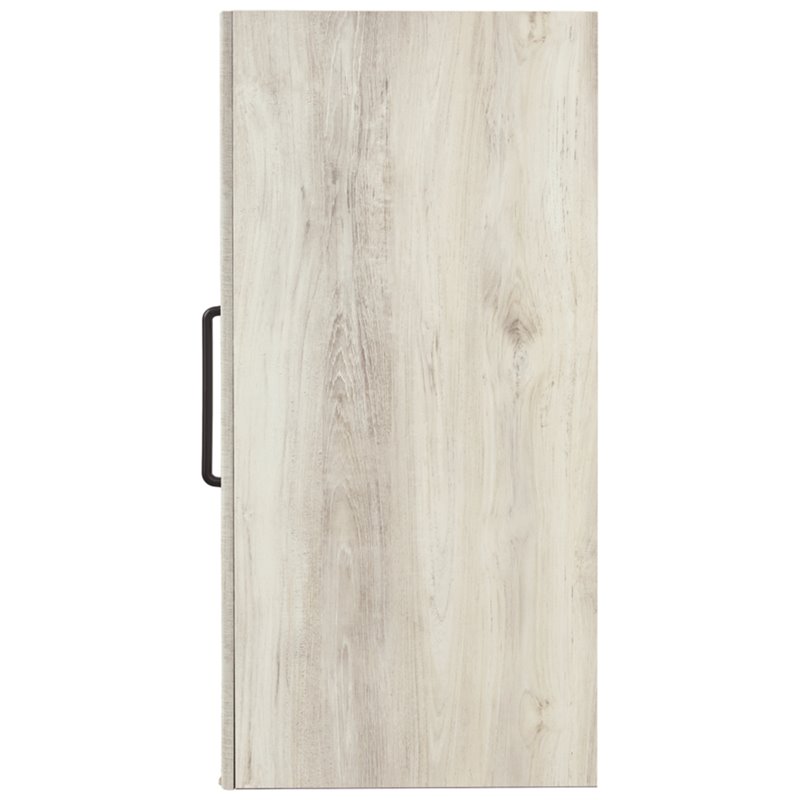 Bowery Hill Modern 5-Drawer Engineered Wood Chest in Wispy Whitewash