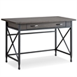 Bowery Hill Contemporary Writing and Computer Desk in Black