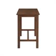 Bowery Hill Contemporary Rubber Wood Table in Chestnut Wire-Brush