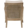 Bowery Hill Contemporary Arm Chair in Off White