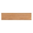 Bowery Hill Solid Pine Wood Rustic Honey Bench Rectangular Unassembled 63