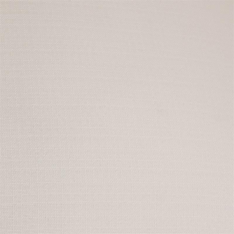 Bowery Hill Transitional Linen Fabric Skirted Swivel Accent Chair in White