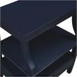 Bowery Hill Transitional Wooden Storage Nightstand in Midnight Blue