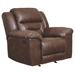 Pull-tab Rocker Recliner/Chocolate
