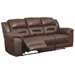 Sofa|Tab-pull Recliner/Chocolate