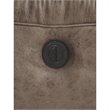 Bowery Hill Contemporary Fabric Power Reclining Sofa in Fossil