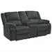 Loveseat|Pull-tab Recliner/Slate