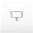 Bowery Hill 2-Piece Modern Wood Entryway Set with Coat Rack Hooks in White