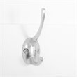 Bowery Hill 2-Piece Modern Wood Entryway Set with Coat Rack Hooks in White