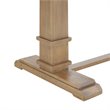 Bowery Hill 5-Piece Wood Farmhouse Dining Set in Rustic Brown