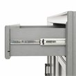 Bowery Hill MDF Gray Entertainment Center Rectangular Modern Farmhouse 108.5