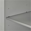 Bowery Hill MDF Gray Entertainment Center Rectangular Modern Farmhouse 108.5