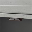 Bowery Hill MDF Gray Entertainment Center Rectangular Modern Farmhouse 108.5