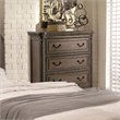 Bowery Hill Solid Wood Rustic Natural Tone Chest Rectangular Felt-Lined Drawer 53.63