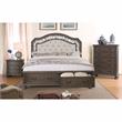Bowery Hill Solid Wood Rustic Natural Tone Chest Rectangular Felt-Lined Drawer 53.63