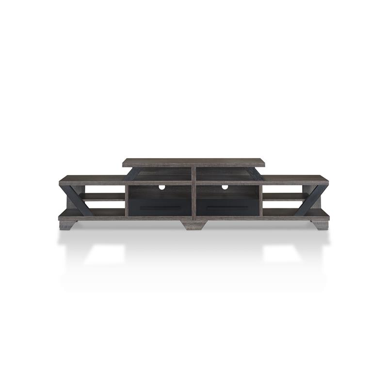 Bowery Hill Transitional Wood TV Stand for TVs up to 82