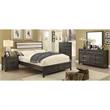 Bowery Hill 5-Drawer Transitional Solid Wood/Wood Veneer/MDF Chest in Gray