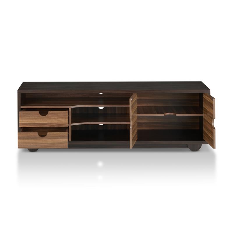 Bowery Hill 2-Drawer Modern Wood TV Stand for TVs up to 70