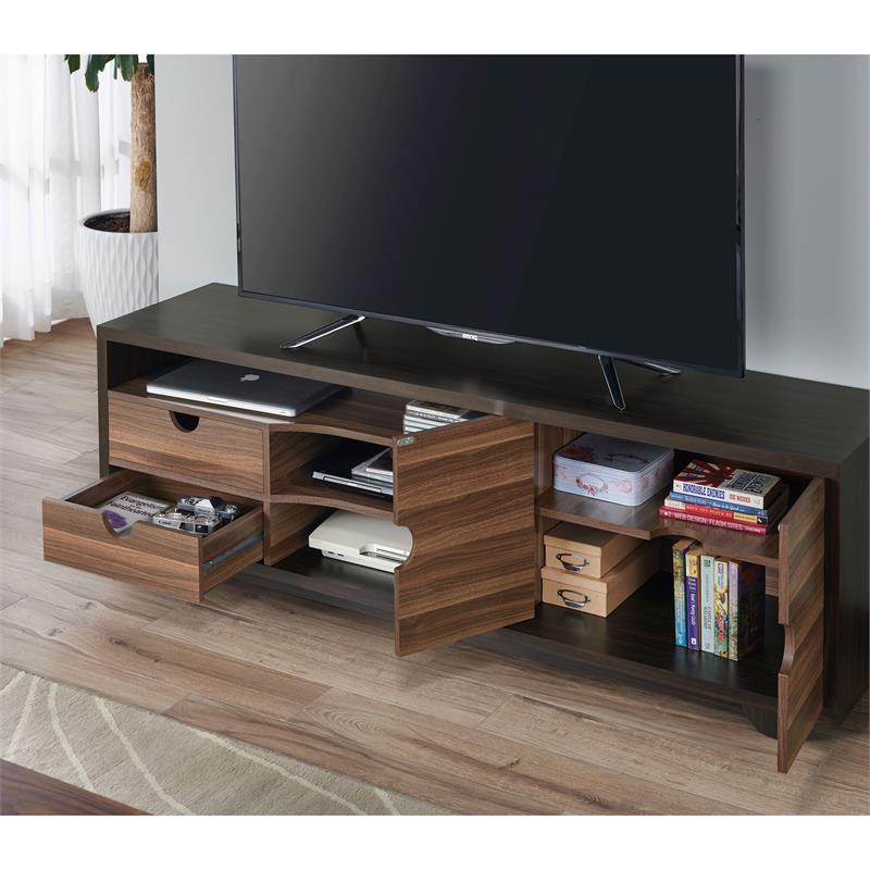 Bowery Hill 2-Drawer Modern Wood TV Stand for TVs up to 70