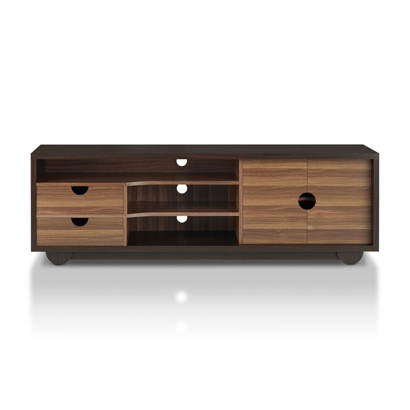 Bowery Hill 2-Drawer Modern Wood TV Stand for TVs up to 70