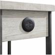 Bowery Hill Transitional Wood 1-Shelf Side Table in Antique White